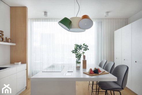 APARTAMENT BERLIN konkurs - Kuchnia, styl nowoczesny - zdjęcie od Republika Architektury