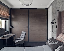 DOM NY konkurs - Średnia z biurkiem sypialnia, styl nowoczesny - zdjęcie od Republika Architektury - Homebook