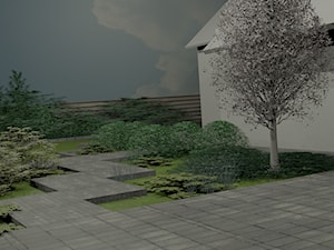Ogród przydomowy-front - zdjęcie od ArtFlor Parcownia Sztuki Ogrodowej