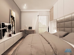 BETON WE WNĘTRZACH - Sypialnia, styl nowoczesny - zdjęcie od MKdesigner