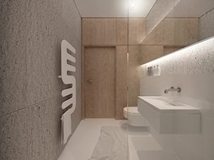 Z NOWY ROKIEM NOWYM KROKIEM - Średnia na poddaszu bez okna łazienka, styl nowoczesny - zdjęcie od MKdesigner