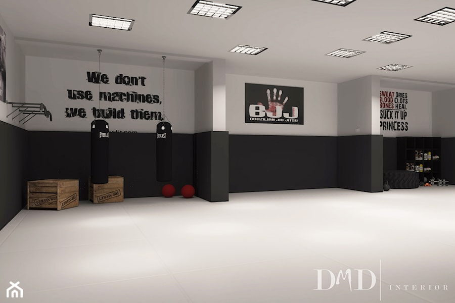 Klub brazylijskiego jiu-jitsu BJJ Zgorzelec - Wnętrza publiczne, styl nowoczesny - zdjęcie od DMD Interiør