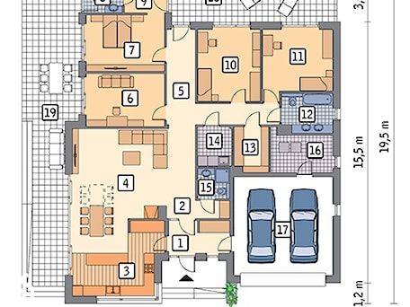 Aranżacje wnętrz - Domy: Projekt Domu - Murator M223 - Morska bryza - Murator PROJEKTY . Przeglądaj, dodawaj i zapisuj najlepsze zdjęcia, pomysły i inspiracje designerskie. W bazie mamy już prawie milion fotografii!