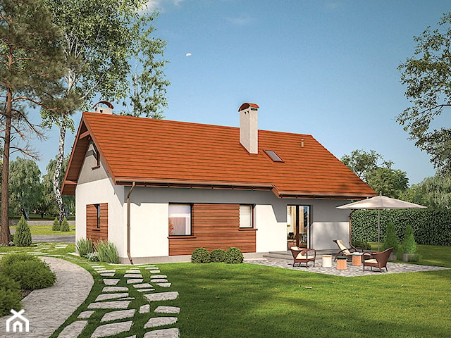 Projekt domu - Murator C01c - Pod tęczą - wariant III