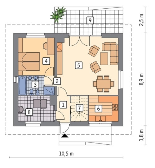 Projekt Domu - Murator C333 - Miarodajny - zdjęcie od Murator PROJEKTY