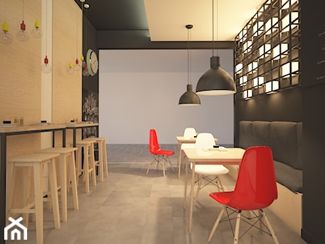 Aranżacje wnętrz - Wnętrza publiczne: Pandahandroll - sushi bar - AIN projektowanie wnętrz. Przeglądaj, dodawaj i zapisuj najlepsze zdjęcia, pomysły i inspiracje designerskie. W bazie mamy już prawie milion fotografii!