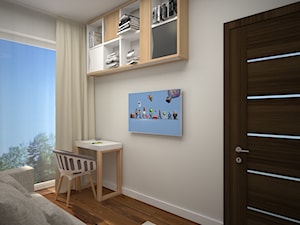 Mieszkanie Urysnów - Sypialnia, styl minimalistyczny - zdjęcie od AIN projektowanie wnętrz