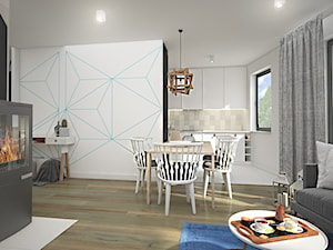 Salon domu na Mazurach - zdjęcie od AIN projektowanie wnętrz