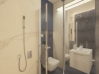 Mieszkanie na Woli c.d.- łazienka z prysznicem