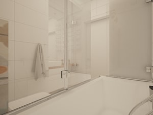 Projekt Wilanów 65m2- łazienka