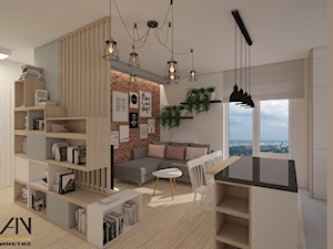 Skandynawskie mieszkanie na Ursynowie - zdjęcie od AIN projektowanie wnętrz