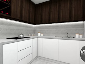 Kuchnia w minimalistycznym klimacie - zdjęcie od MONOstudio