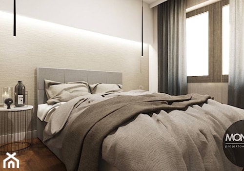 Sypialnia w brązach i beżach - zdjęcie od MONOstudio