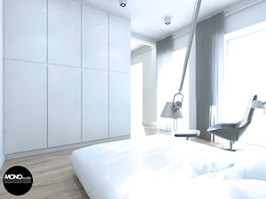 biel&minimalizm - Sypialnia, styl minimalistyczny - zdjęcie od MONOstudio