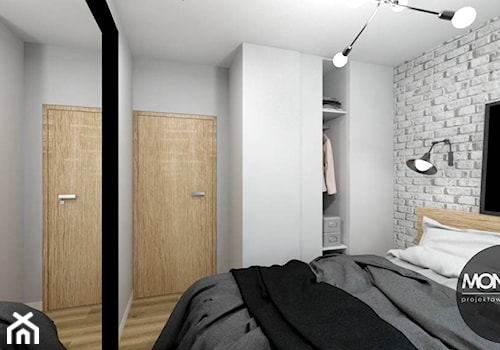 Sypialnia w stylu nowoczesno-skandynawskim - zdjęcie od MONOstudio