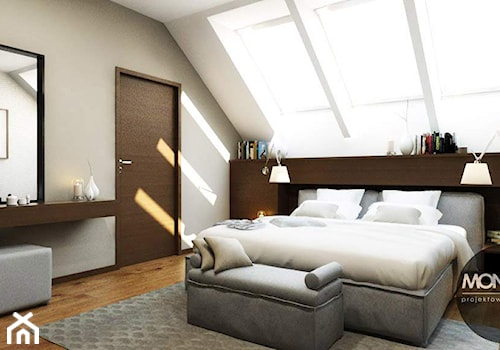 Sypialnia w nowoczesym stylu - zdjęcie od MONOstudio