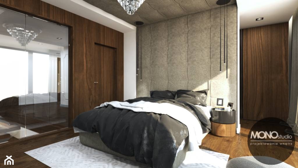 Sypialnia w nowoczesnym klimacie - zdjęcie od MONOstudio - Homebook