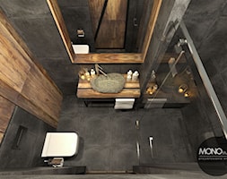 Łazienka w klimacie industrialnym - zdjęcie od MONOstudio - Homebook