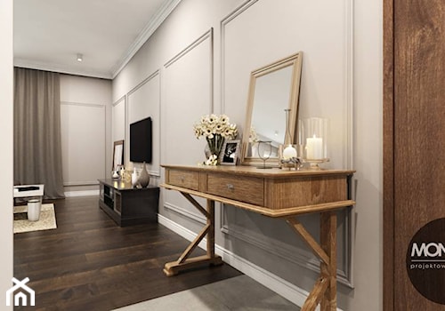 komfort & elegancja - Beżowy salon, styl glamour - zdjęcie od MONOstudio