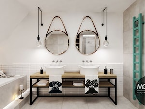 Łazienka w stylu skandynawskim - zdjęcie od MONOstudio