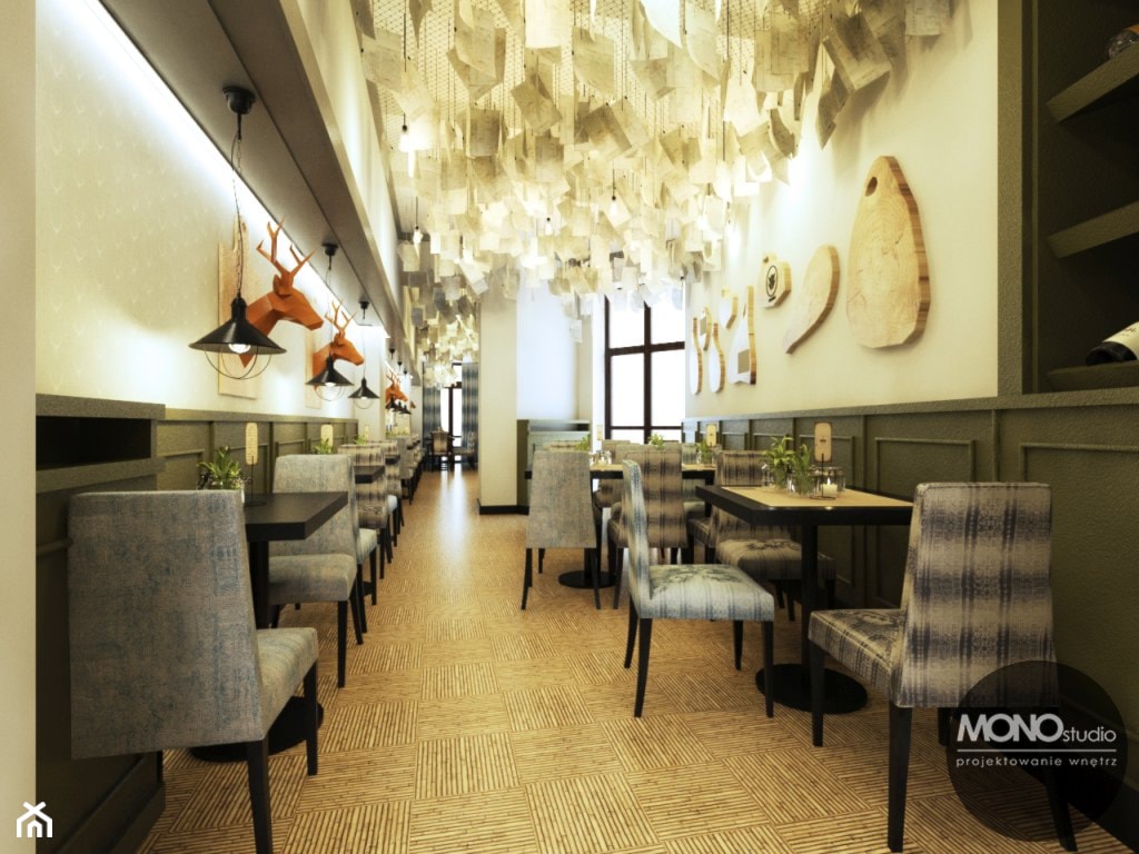 Restauracja w stylu eklektycznym - zdjęcie od MONOstudio - Homebook