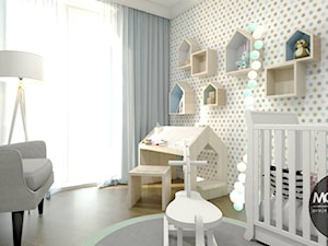 Pokój dziecka w pastelowych, jasnych kolorach - zdjęcie od MONOstudio