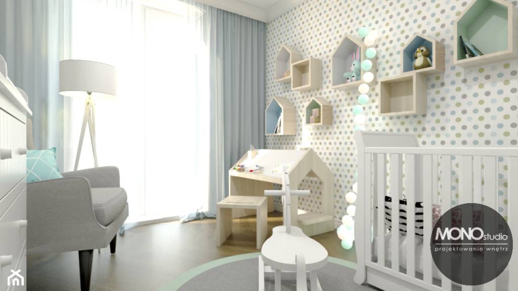 Pokój dziecka w pastelowych, jasnych kolorach - zdjęcie od MONOstudio - Homebook
