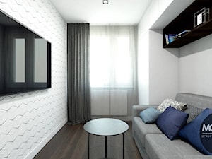 Pokój w minimalistycznym klimacie - zdjęcie od MONOstudio