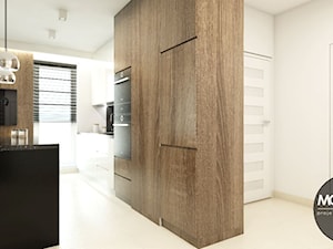 Kuchnia z elementami drewna - zdjęcie od MONOstudio