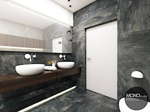 Łazienka w klimacie minimalistycznym - zdjęcie od MONOstudio