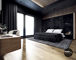 Projekt nowoczesnej sypialni - Sypialnia, styl nowoczesny - zdjęcie od MONOstudio - Homebook