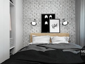 Sypialnia w męskich kolorach - zdjęcie od MONOstudio