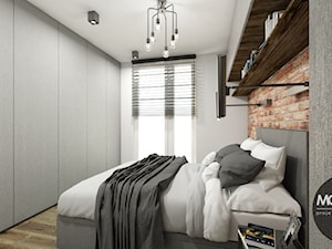 Sypialnia w stylu industrialnym - zdjęcie od MONOstudio
