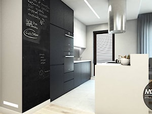 Kuchnia w bieli i czerni - zdjęcie od MONOstudio