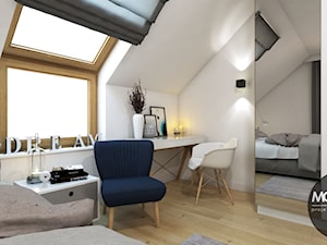Sypialnia w nowoczesnym klimacie - zdjęcie od MONOstudio
