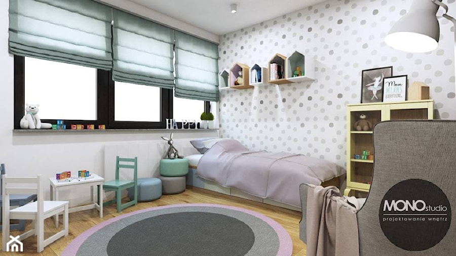 Pokój dziecka w ciepłych, żywych kolorach - zdjęcie od MONOstudio