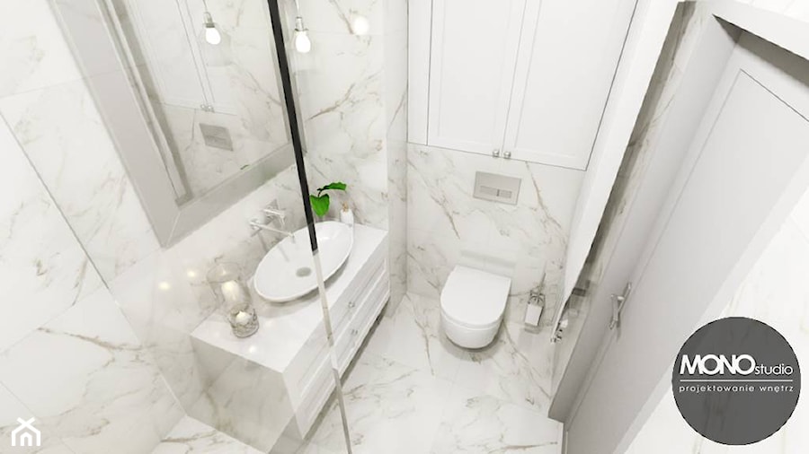 Łazienka w bieli - zdjęcie od MONOstudio