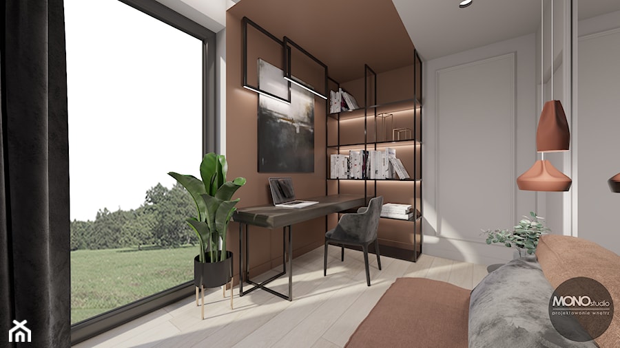 Domowe biuro - Biuro, styl nowoczesny - zdjęcie od MONOstudio