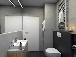 Łazienka w bieli i czerni - zdjęcie od MONOstudio