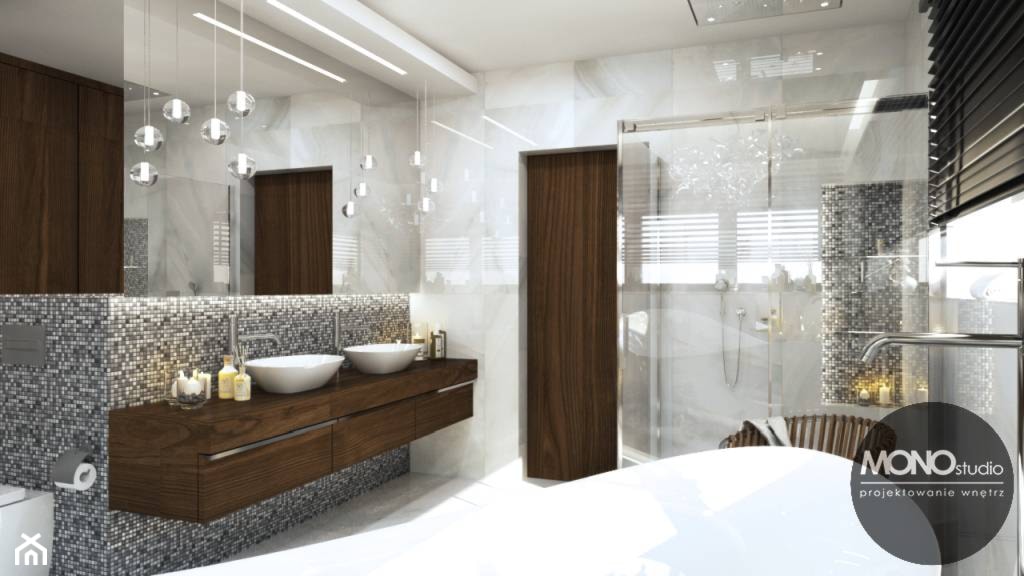 Łazienka w nowoczesnym stylu - zdjęcie od MONOstudio - Homebook