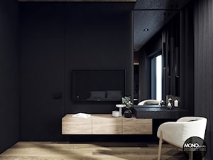 Projekt nowoczesnej sypialni - Sypialnia, styl nowoczesny - zdjęcie od MONOstudio
