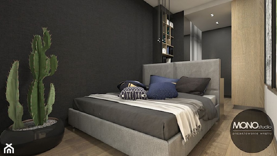 Sypialnia w nowoczesnym stylu - zdjęcie od MONOstudio