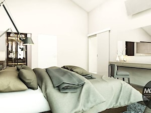 Sypialnia w stylu minimalistycznym - zdjęcie od MONOstudio