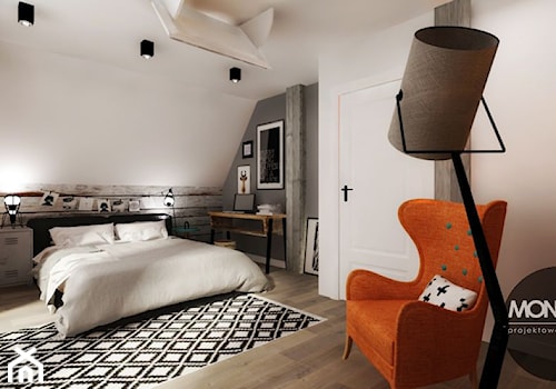Sypialnia w skandynawskim klimacie - zdjęcie od MONOstudio