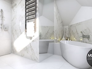 Jasna łazienka w nowoczesnym stylu - zdjęcie od MONOstudio