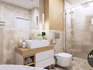 Łazienka w jasnych kolorach - zdjęcie od MONOstudio