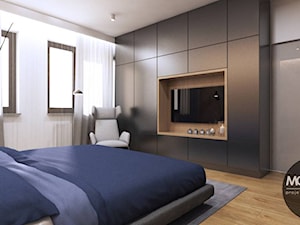 Sypialnia w nowoczesnym stylu - zdjęcie od MONOstudio