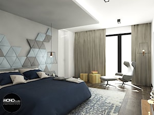 elegancja & przestrzeń - Sypialnia, styl nowoczesny - zdjęcie od MONOstudio