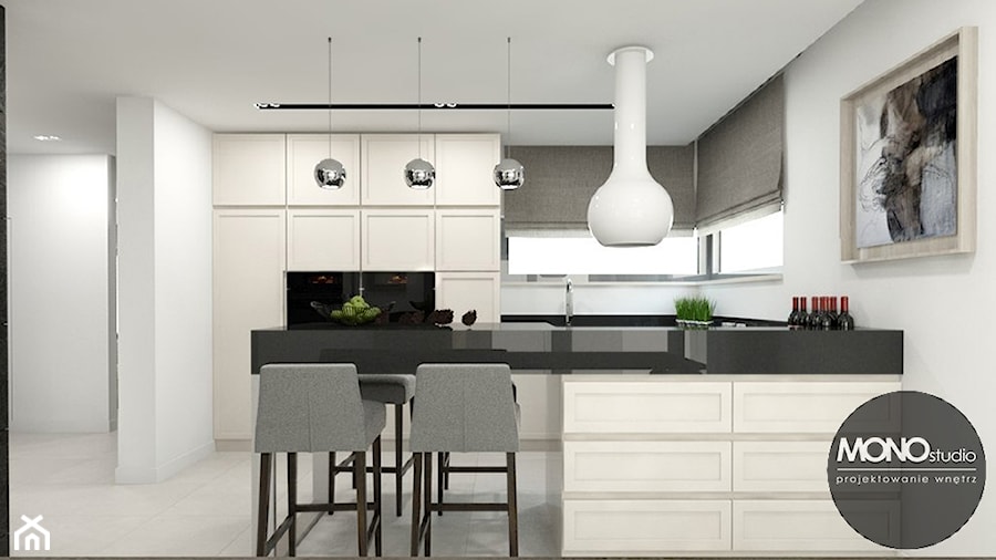 biel&elegancja - Duża kuchnia, styl minimalistyczny - zdjęcie od MONOstudio