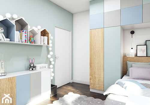 Pastelowa sypialnia dla dziewczynki - zdjęcie od MONOstudio